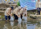 Tebar Ribuan Benih Ikan: Pasuruan Perkuat Ketahanan Pangan dan Konsumsi Ikan