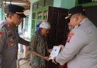 Kapolres Pasuruan Salurkan Bantuan untuk Korban Angin Puting Beliung Kejayan